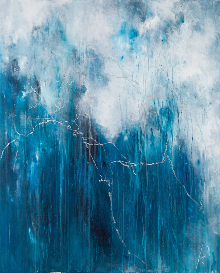 Lia Kimura. Acrylic on stretched canvas, 100x81cm, 2018
